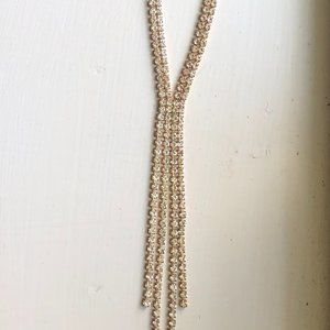 Faux Diamond Necklace